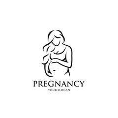 Pregnant logo vector