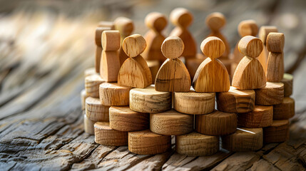 Photo realistic Trainer with team building exercises for business training ads. Trainer profile showcasing collaboration and teamwork in training imagery. Ideal for employee growth