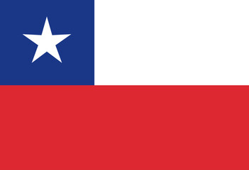 Chilean flag illustrator country flags
