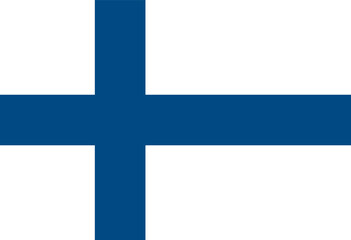 Obraz premium Finland flag illustrator country flags