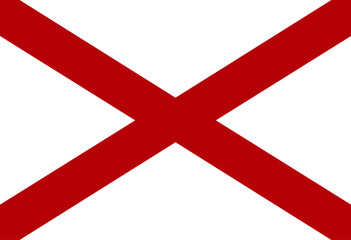 Obraz premium nice Alabama state flag illustrator country flags