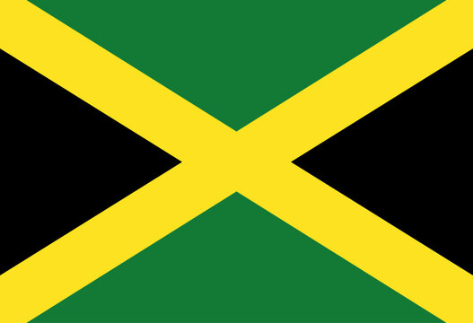 Jamaican  flag illustrator country flags