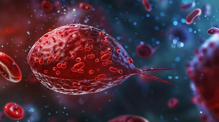 A hepatitis cancer red cells UHD wallpaper