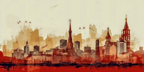 City panoramic view