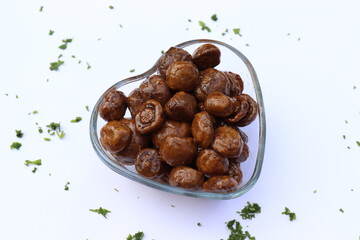 Champignons aus dem Backofen.