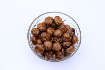 Champignons aus dem Backofen.