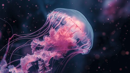 Fototapeta premium jelly fish in the water