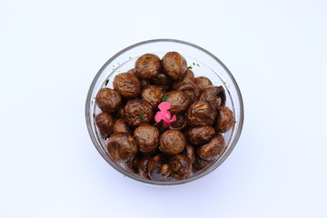 Champignons aus dem Backofen.