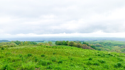 Obraz premium ヒゴタイ公園の絶景 阿蘇