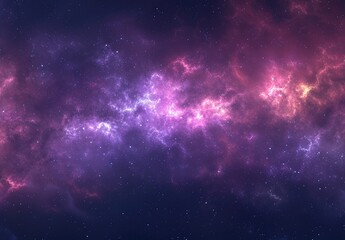 Fototapeta premium Cosmic Nebula with Stars