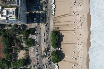 Aerial views from over Rio De Janeiro, Brazil