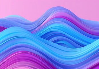 Abstract Blue and Purple Waves