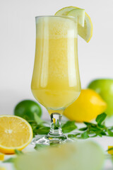 Natural juice from fresh fruit. Delicious and healthy drink