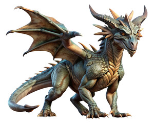 Fototapeta premium Imaginative and detailed images of fantasy dragons creatures suitable for use in games, books, and digital art. 