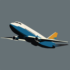 Vintage airplane Passenger jet Airplane isolated on white background airplane  travel airplane Model  airplane Landing airplane.  Commercial aircraft  Airplane taking off from the airport Wide body pa