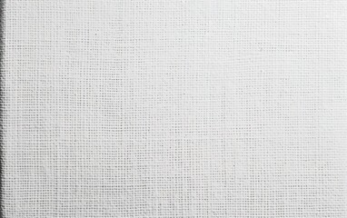 Fototapeta premium white primed cotton canvas texture background 