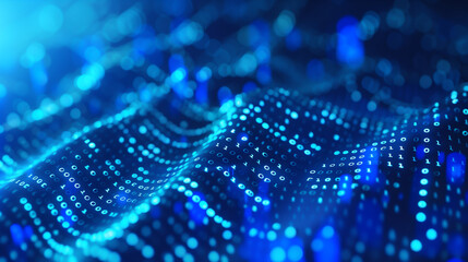 Binary tech abstract background