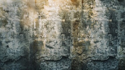Obraz premium Grunge texture with weathered concrete wall and sun rays.