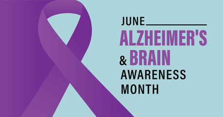 Alzheimer's and Brain awareness month is observed every year in June.