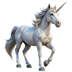 Fototapeta premium Imaginative and detailed images of fantasy unicorns creatures suitable for use in games, books, and digital art. 