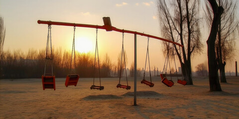 Fototapeta premium Outdoor park activity