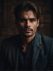 Obraz premium portrait of a handsome man