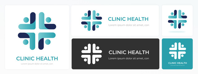 Clinic Health Care Logo Design V2