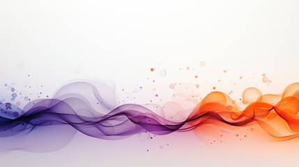 Colorful Abstract Wave Pattern on White Background