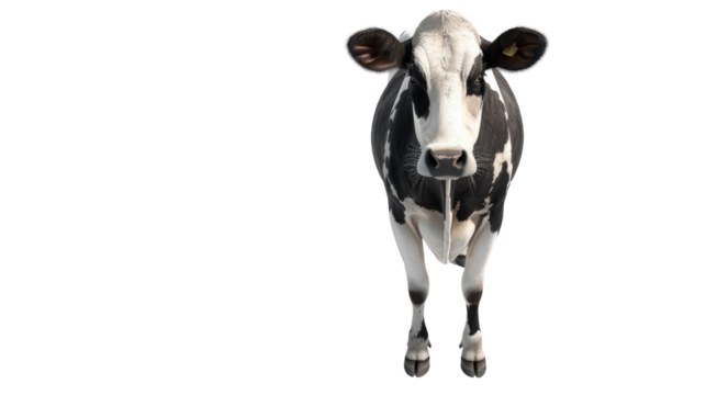 ow, black and white, facing the camera