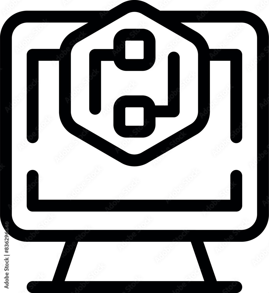 Poster modern digital security concept icon with vector illustration of shield. lock. and protection for co