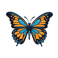 butterfly isolated on white