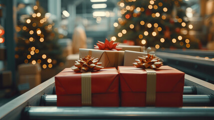 Festive Parcel Processing: Christmas Conveyor Chaos