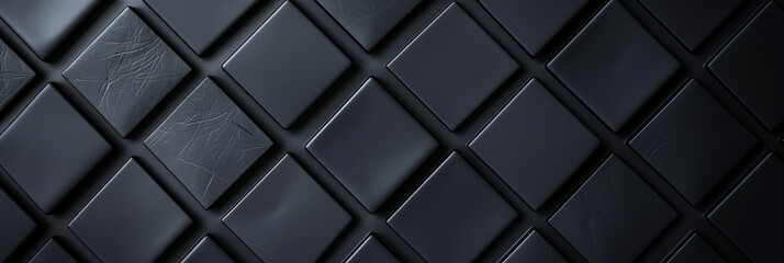 黒色の壁のパネルのテクスチャの背景画像,Black Wall Panel Texture Background Image,Generative AI