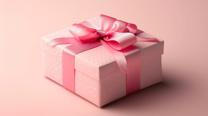 Fototapeta premium Pink Perfection: Graceful Valentine's Day Surprise