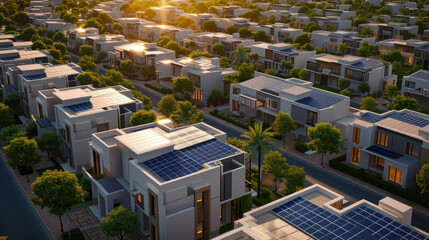 Eco-Elite Estates: Modern Villas Powered by Solar Innovation
