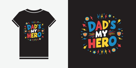 Best Dad Ever - Father's Day Typography T-Shirt Design, Vector Pro Illustration