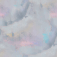 Tie Dye Neon Seamless Watercolour. Grey Night Neon Watercolor Texture. Dark Aurora Gray Pattern. Neon Tie Dye Vector Space. Multi Color Vector Ombre Design. Tie Dye Grunge Texture Tye Dye Fog Pattern.