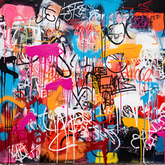 Naklejka premium Vibrant flowers in a clear vase, sitting on a wooden surface.