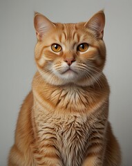 Obraz premium free fantasy character with a cat head in sunglasses and headphones wearing a white jacket