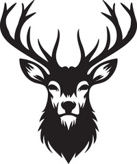 deer head illustration