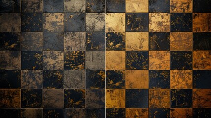 Detailed chessboard and checkers board split illustration. Perfect for themes of strategy and classic board games