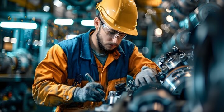 Troubleshooting and Repair of Technical Issues in Automotive Production Line. Concept Automotive Technology, Production Line Machinery, Troubleshooting Techniques, Repair Processes