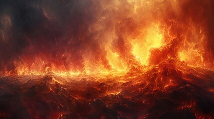 Fototapeta premium Artistic image of hell