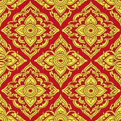 Fototapeta premium seamless pattern with flowers