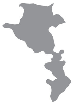 Outline of the map of the region of Azerbaijan - Şərqi Zəngəzur iqtisadi rayonu, East zangazur