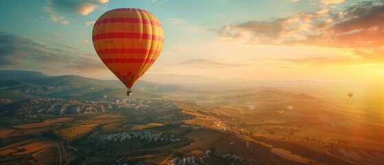 Obraz premium Balloon competitions with pilots aiming for precision landings, Competitive, Engaging, Photography, capturing the action 8K , high-resolution, ultra HD,up32K HD