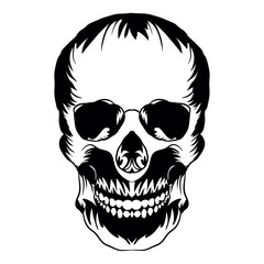 this is a skull vector .ai