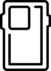 Simple line art of a fuel pump, perfect for signs, apps, and infographics