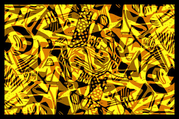 Abstract pattern. Illustration for printing on wall decorations. For use in graphics.