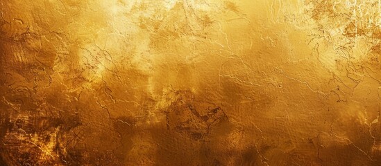  Sharp focus highlights the rich, lustrous texture of the golden backdrop, ideal for text overlays.